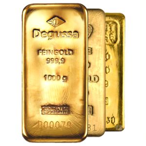 1 kg Gold Bar, various LBMA manufacturers